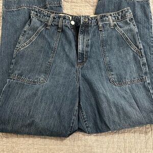 Universal Thread Women’s High Rise Wide Leg Blue Jeans. Worn twice.